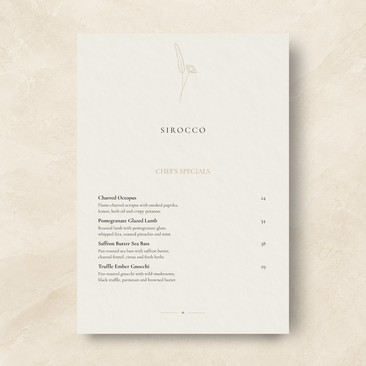 SIROCCO – THE LUXURY BOHO STEAKHOUSE & LOUNGE SUITE