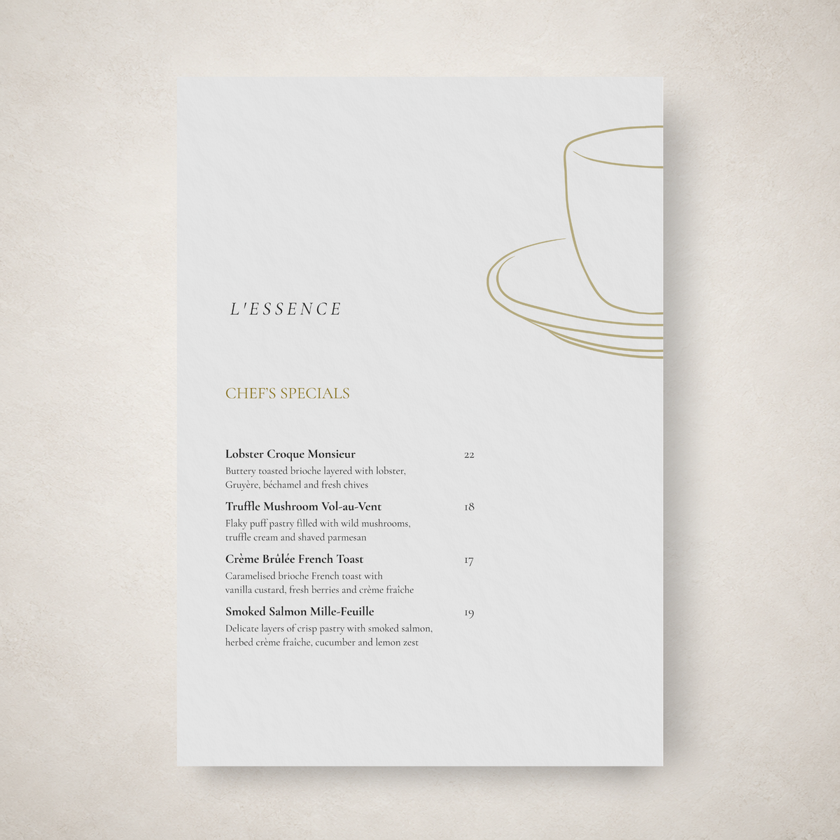 L'ESSENCE – THE MINIMALIST BISTRO & PREMIUM CAFE SUITE