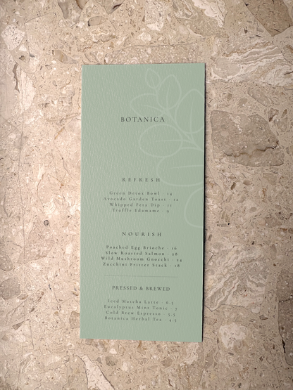 BOTANICA – THE ELITE SAGE GREEN ORGANIC BISTRO SUITE