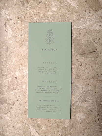 BOTANICA – THE ELITE SAGE GREEN ORGANIC BISTRO SUITE