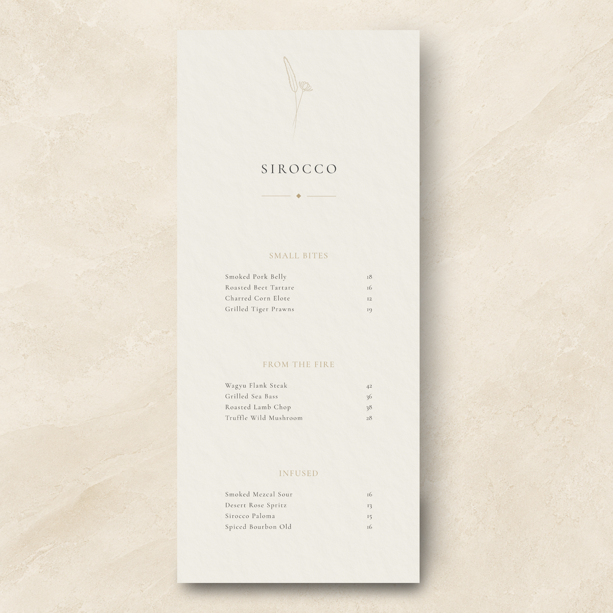 SIROCCO – THE LUXURY BOHO STEAKHOUSE & LOUNGE SUITE