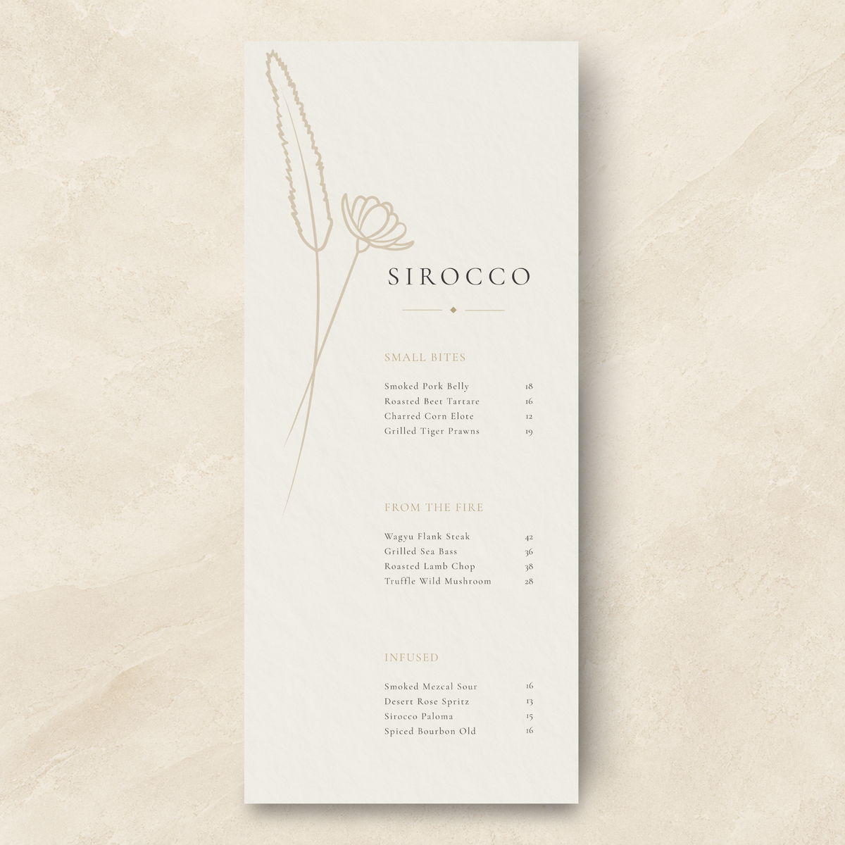 SIROCCO – THE LUXURY BOHO STEAKHOUSE & LOUNGE SUITE