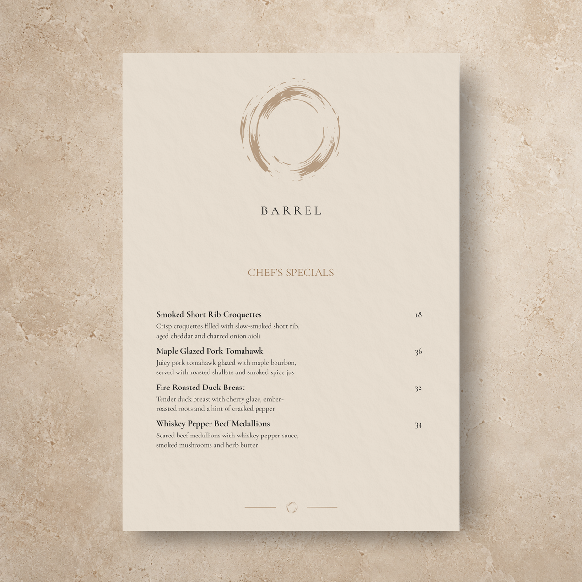 BARREL – THE WHISKEY & SMOKE BAR SUITE