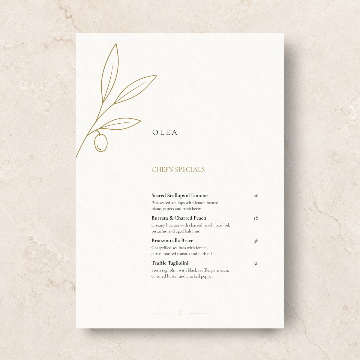 OLEA – THE TIMELESS LUXURY MEDITERRANEAN SUITE