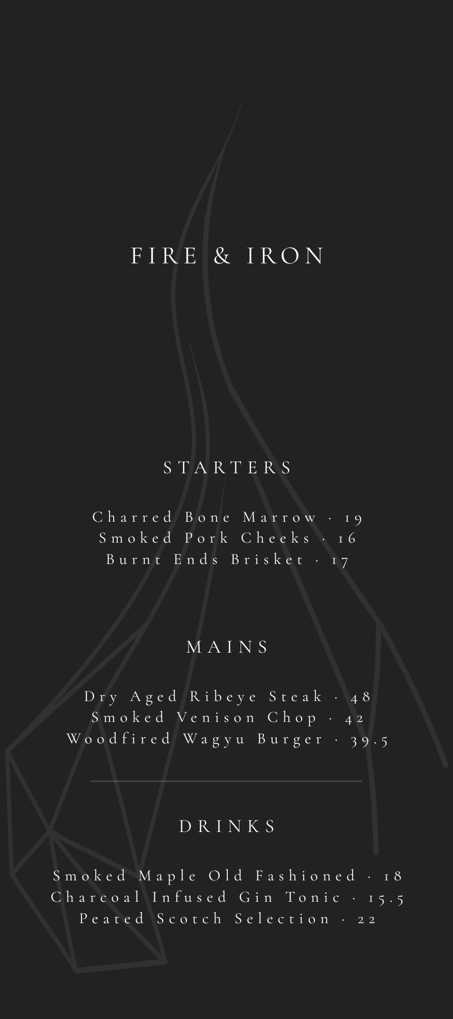 FIRE & IRON – THE ELITE STEAKHOUSE & GRILL SUITE
