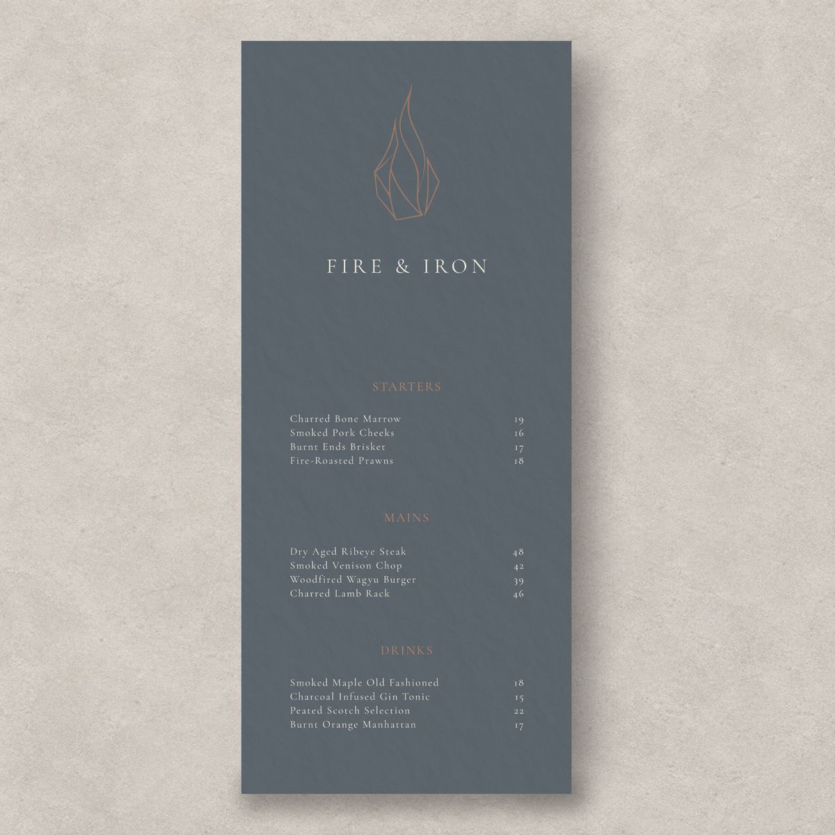 FIRE & IRON – THE ELITE STEAKHOUSE & GRILL SUITE
