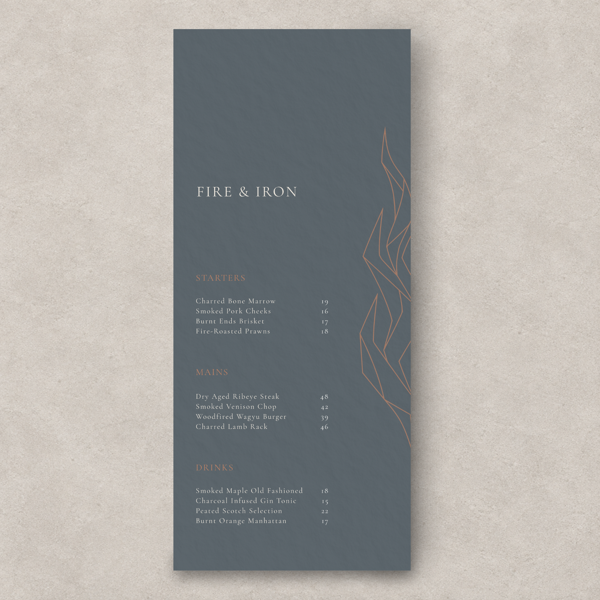 FIRE & IRON – THE ELITE STEAKHOUSE & GRILL SUITE
