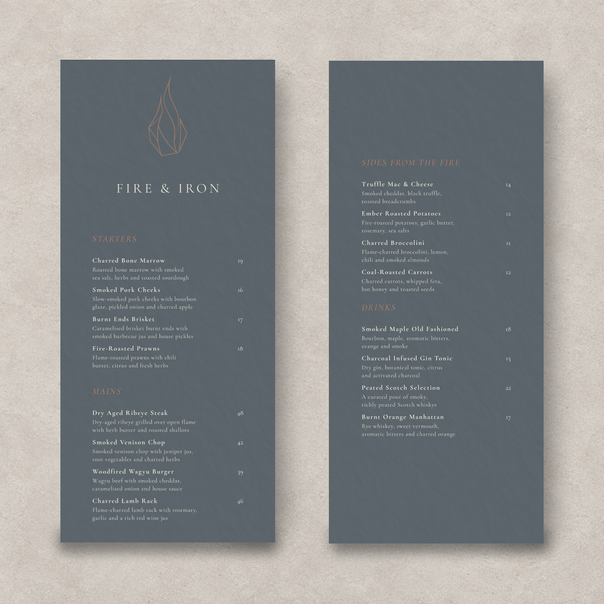 FIRE & IRON – THE ELITE STEAKHOUSE & GRILL SUITE