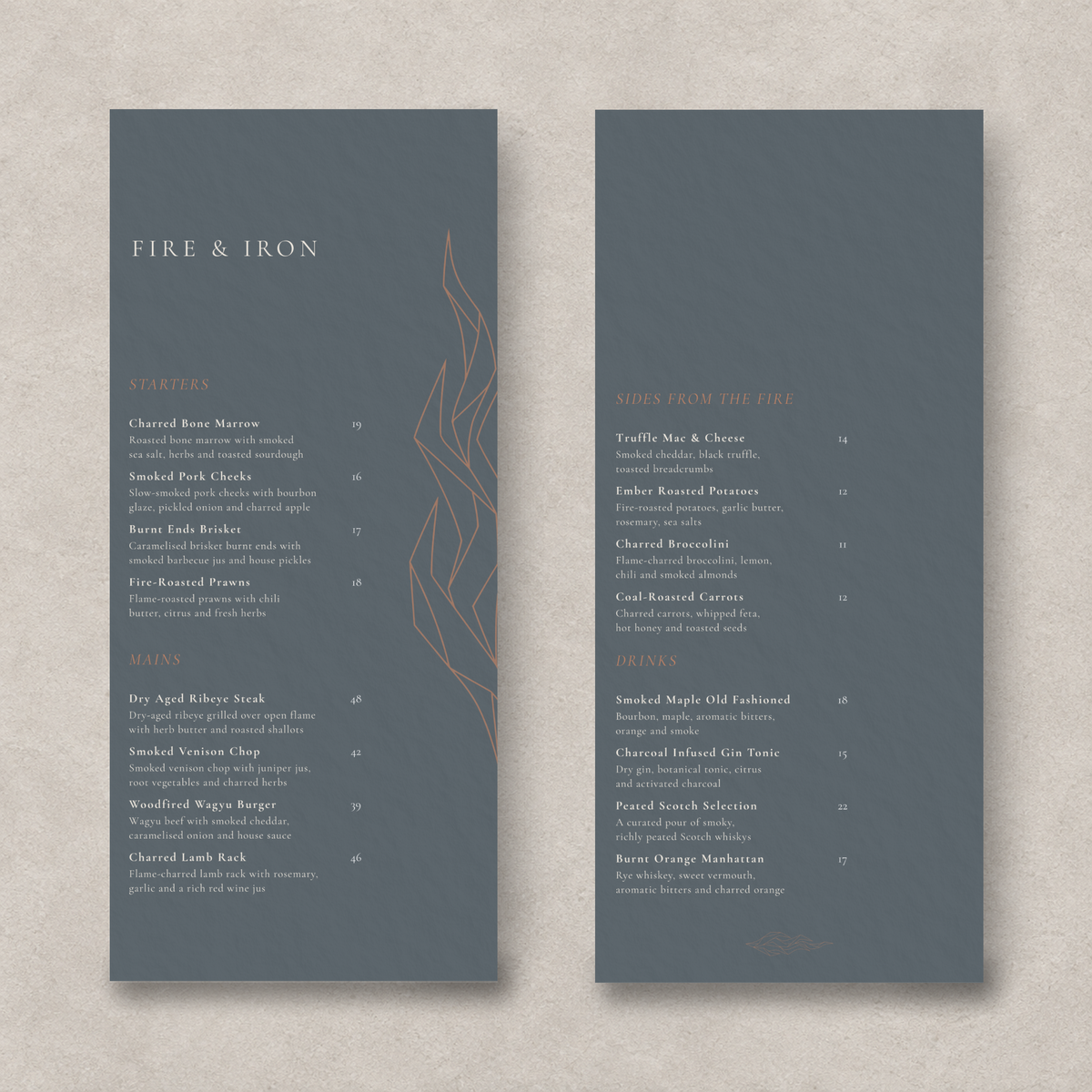 FIRE & IRON – THE ELITE STEAKHOUSE & GRILL SUITE