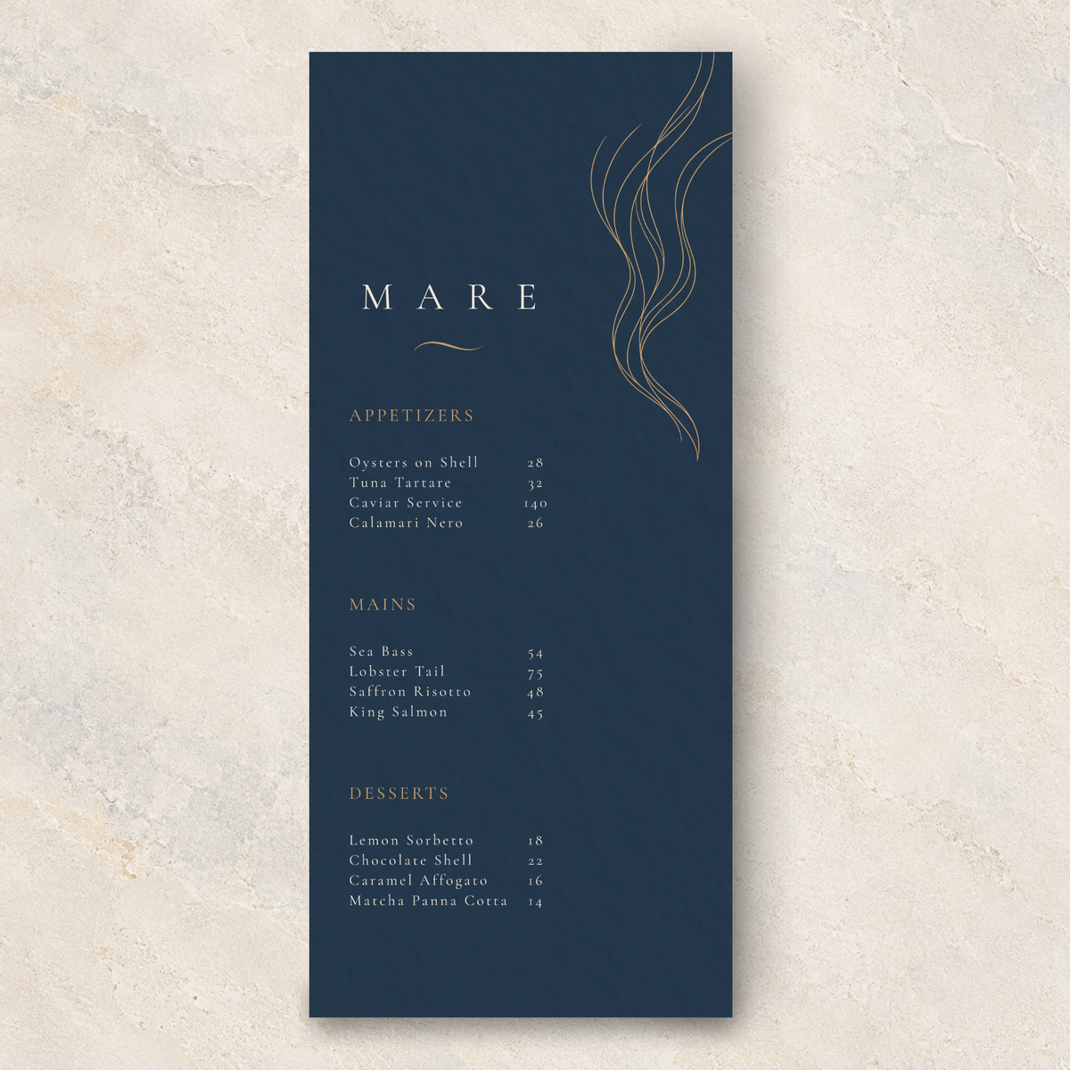 MARE – THE ELITE COASTAL SEAFOOD & FINE DINING SUITE