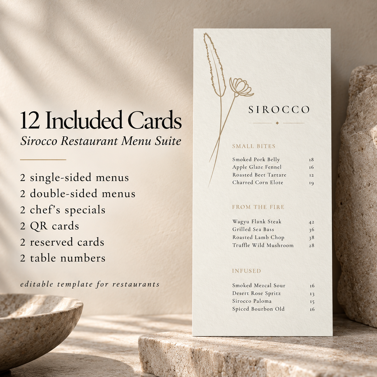 SIROCCO – THE LUXURY BOHO STEAKHOUSE & LOUNGE SUITE