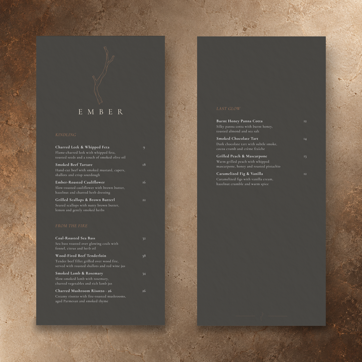 EMBER – THE REFINED WOOD-FIRED DINING SUITE