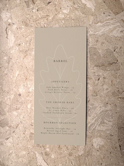 BARREL – THE WHISKEY & SMOKE BAR SUITE