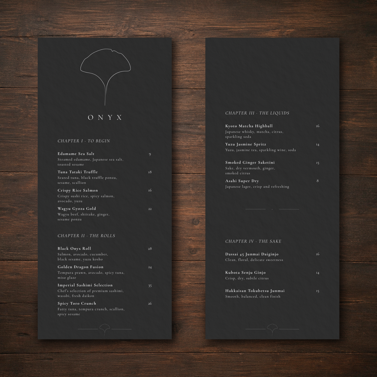 ONYX – THE ELITE HIGH-END SUSHI & FUSION SUITE