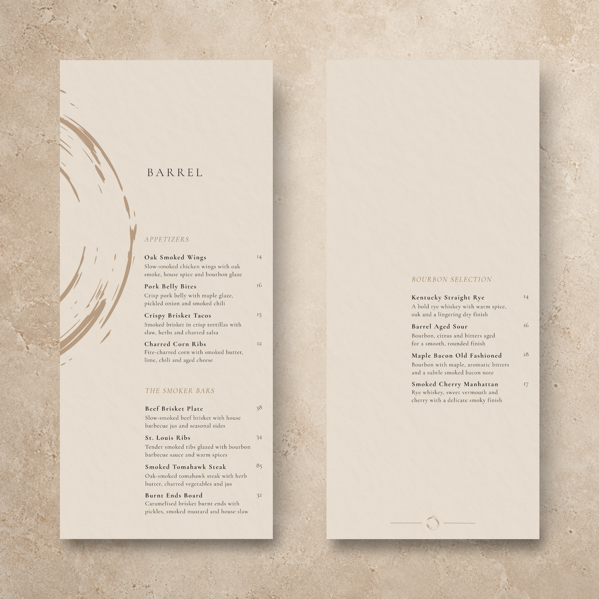 BARREL – THE WHISKEY & SMOKE BAR SUITE