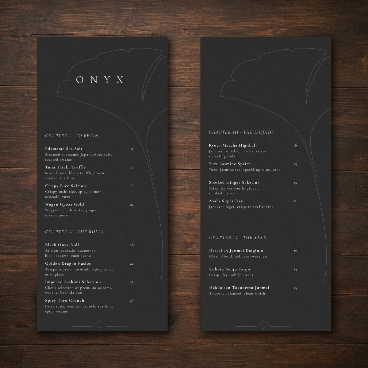 ONYX – THE ELITE HIGH-END SUSHI & FUSION SUITE