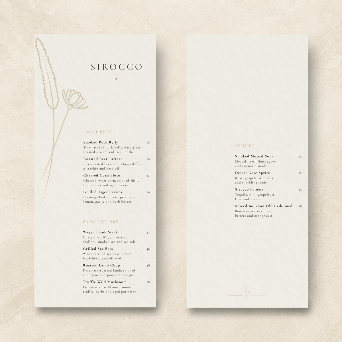 SIROCCO – THE LUXURY BOHO STEAKHOUSE & LOUNGE SUITE